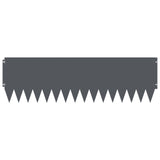 Lawn Edging 20 pcs 103 x 30 cm Steel Anthracite 8008509