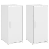 ZNTS Shoe Cabinets 2 pcs White 32x35x70 cm Engineered Wood 808955