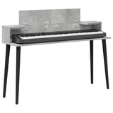 Studio Desk Concrete Grey 152 x 36 x 19.5 cm Engineered Wood 8006695