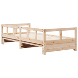 Daybed without Mattress 90x200 cm Solid Wood Pine 854952