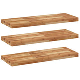 Floating Shelves 3 pcs 100x30x4 cm Oil Finished Solid Wood Acacia 3279617