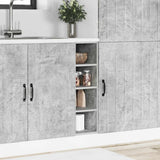 Bottom Cabinet Riga Concrete Grey 20x44.5x81.5 cm Engineered Wood 854187