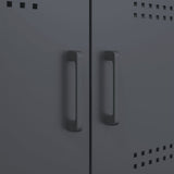 Highboard Anthracite 68x39x113 cm Steel 842960