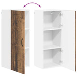 Wall Cabinet LUCCA Old Wood 40 x 31 x 100 cm Engineered Wood 885123