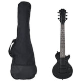 Electric Guitar for Kids with Bag Black 3/4 30" 70196