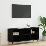 TV Cabinet Black Oak 103.5 x 30 x 50 cm Engineered Wood 881922