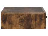 Wall-Mounted Side Table Smoked Oak 59 x 34.5 x 17 cm 898660