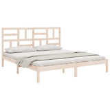 Bed Frame without Mattress Solid Wood 200x200 cm 3105970