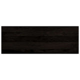 Stair Treads 12 pcs Brown Black 70x25x2 cm Solid Wood Oak 3283037