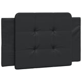 Bed Frame without Mattress "Zadar" Black 90x200 cm Faux Leather 3208156