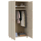 Wardrobe HAMAR Honey Brown 89x50x180 cm Solid Wood Pine 340480
