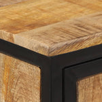 Sideboard 105x35x70 cm Solid Rough Wood Mango 374079