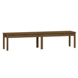 2-Seater Garden Bench Honey Brown 203.5x44x45 cm Solid Wood Pine 824021