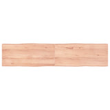 Table Top Light Brown 180x40xcm Treated Solid Wood Live Edge 363974
