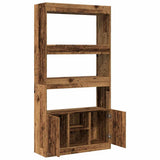 Highboard Old Wood 92x33x180 cm Engineered Wood 3309625