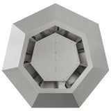 Planter 2 pcs Silver 50 x 50 x 40 cm Stainless Steel 884061