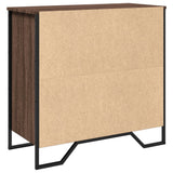 Sideboard Brown Oak 78x35.5x74.5 cm Engineered Wood 848543