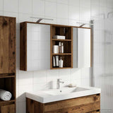 Bathroom Cabinet Set 3 pcs 126 x 16 x 62.5 cm Engineered wood 3403838