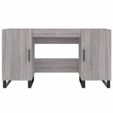 Desk Grey Sonoma 140x50x75 cm Engineered Wood 829578