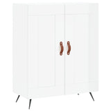 Sideboard High Gloss White 69.5x34x90 cm Engineered Wood 830166