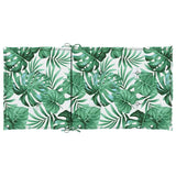 Back Cushions 6 pcs Leaf Pattern 100 x 50 x 3 cm Oxford Fabric 361312