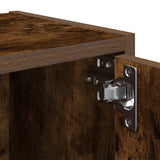 Bookcase Smoked Oak 40x24x77 cm Engineered Wood 860368