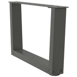 Coffee Table Legs V-Shape 2 pcs Anthracite 60x cm Steel 4012614