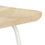 ZNTS Bar Stools 2 pcs Solid Mango Wood 320649