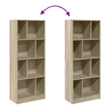 Bookcase Sonoma Oak 57x28.5x141 cm Engineered Wood 847998