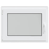 Basement Window "RISOR" 80x50 cm Tilt&Turn DIN Left White 4108352