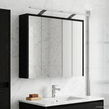 Bathroom Mirror Cabinet Black Oak 73.5 x 16 x 62.5 cm 889176