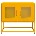 ZNTS TV Cabinet Mustard Yellow 68x39x60.5 cm Cold-rolled Steel 853335