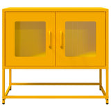 ZNTS TV Cabinet Mustard Yellow 68x39x60.5 cm Cold-rolled Steel 853335