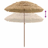 Garden Parasol Natural 160 x 160 x 196 cm 42006673