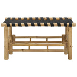 Garden Bench 80 x 38 x 40 cm Bamboo Natural Rectangular 42028073