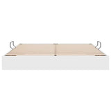 Storage Bed with Mattress Pure White 160 x 200 cm Faux leather 3369954