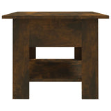 Coffee Table Smoked Oak 102x55x42 cm Engineered Wood 813074