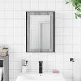 Bathroom Mirror Cabinet Grey Sonoma 42x12x60 cm Engineered Wood 842434