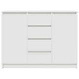 Sideboard with Drawers White 100.5x35x76 cm Engineered Wood 3328444