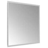 LED Bathroom Mirror Transparent 50 x 50 cm Tempered Glass 42045808