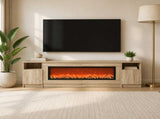 Electric Fireplace Sonoma 165 x 28.5 x 47 cm Engineered wood 8021185
