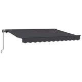 Retractable Awning Anthracite 250 x 200 cm Fabric 3329370