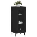 Sideboard Black 34.5x34x90 cm Engineered Wood 828813