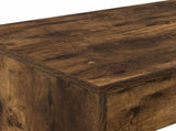 Bed Desk Smoked Oak Engineered Wood 100 x 45 x 75 cm 893735