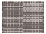 Garden Cushion Box PE Rattan 100x49x103.5 cm Grey 317225