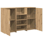 Reception Desk Artisan Oak 155x50x103.5 cm Engineered Wood 3324204