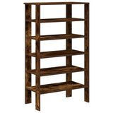 Shoe Rack Smoked Oak 61x32x105 cm Engineered Wood 859864