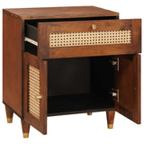 Bedside Tables with Drawer 50 x 33 x 60 cm Solid Mango Wood 4018891