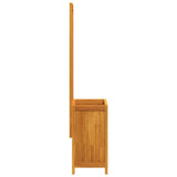 Planter with Trellis 55x29,5x132 cm Solid Wood Acacia 364900