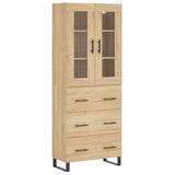 Highboard Sonoma Oak 69.5x34x180 cm Engineered Wood 3198428